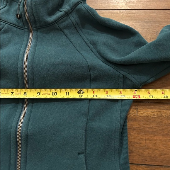 Lululemon Scuba Full Zip Hoodie Size 2 Green Style LW4AWMS - Picture 10 of 15